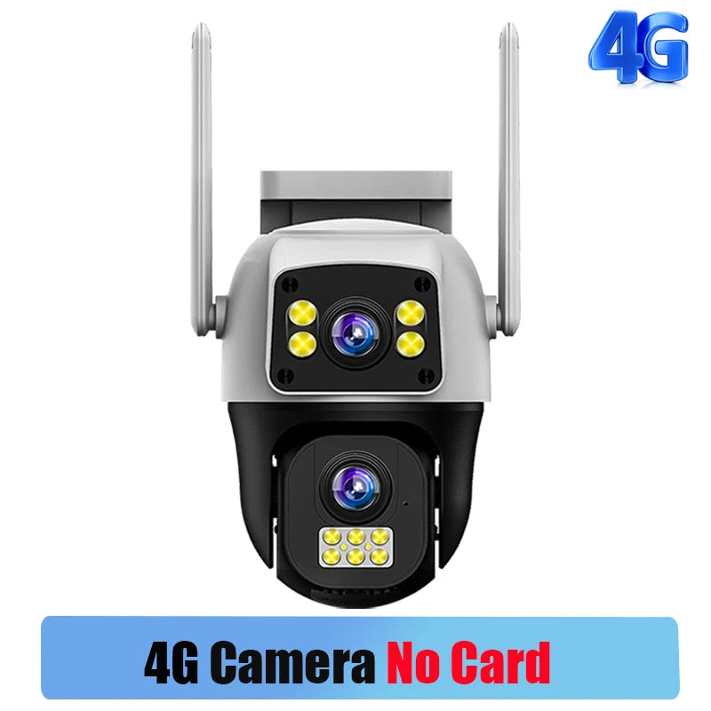 SolarGuard™ 4G Dual-Lens Security Camera (Works During Loadshedding)