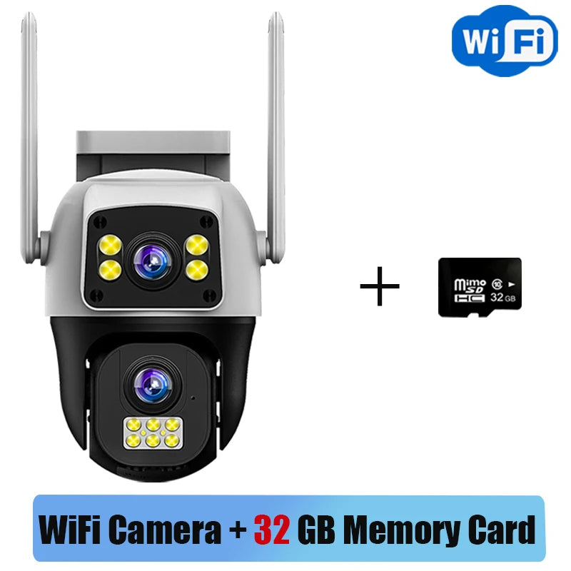 SolarGuard™ 4G Dual-Lens Security Camera (Works During Loadshedding)