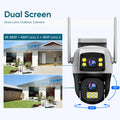 SolarGuard™ 4G Dual-Lens Security Camera (Works During Loadshedding)